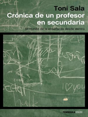 cover image of Crónica de un profesor en secundaria